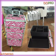 Zebra Printing 2 in 1 Trolley Hair Stylist Beauty Tool Case (SATCMC015)
